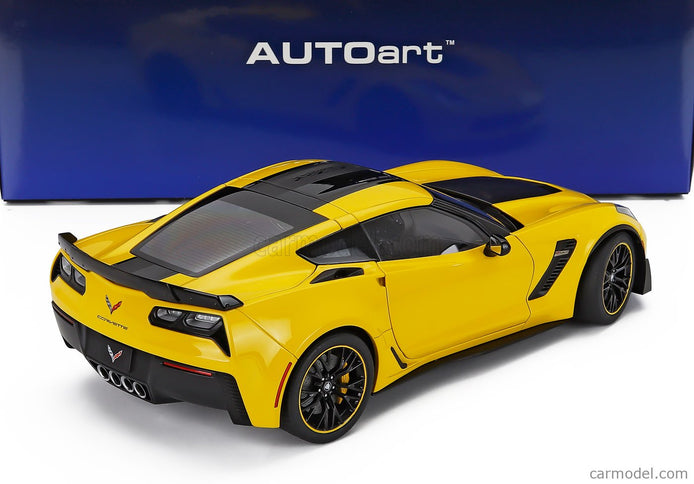 Chevrolet Corvette Z06 C7R Coupe 2015 1:18 AUTOart žltá