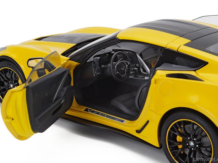 Chevrolet Corvette Z06 C7R Coupe 2015 1:18 AUTOart žltá
