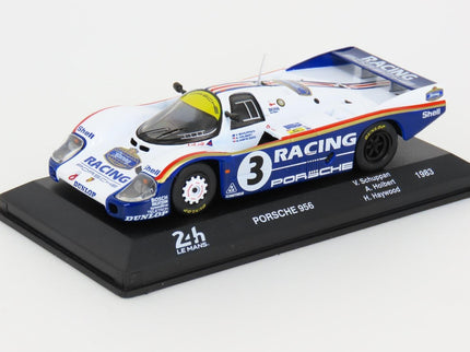 Porsche 956 Team Rothmans N°3 Víťaz 24h Le Mans 1983 V. Schuppan - A. Holbert - H. Haywood 1:43 Edicola biela modrá