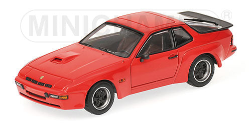 PORSCHE | 924 1985 s vitrínou | červená | 1/43 | MINICHAMPS