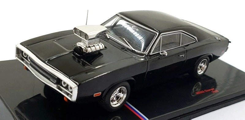 Dodge Charger Blown Engine 1970 1:43 IXO Models čierna