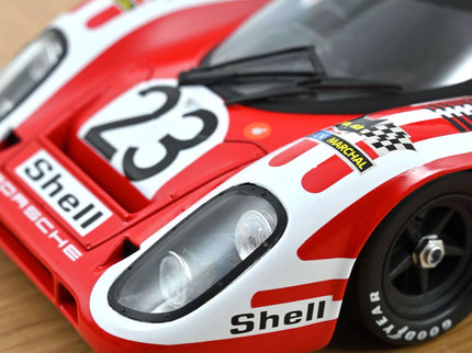 Porsche 917K 4.9L Team Salzburg N°23 Víťaz 24h Le Mans 1970 Hans Herrmann - Richard Attwood 1:18 Norev červená biela